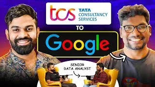 Thumbnail: 🚀 TCS to Google | Senior Data Analyst | Non-Tech Background | Tamil Medium | Non-CS |