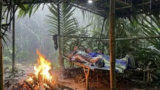 Thumbnail: Bushcraft Survival in Heavy Rain with Grandpa