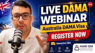 Thumbnail: 🚨 LIVE Interactive Webinar on Australia DAMA Visas | Register Now!