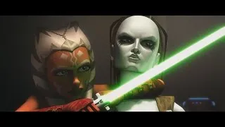 Thumbnail: Star Wars: The Clone Wars - Ahsoka & Plo Koon vs. Aurra Sing & Boba Fett [1080p]