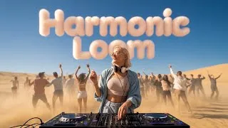Thumbnail: Signal in the Dark | AI Cinematic Techno EDM Music 2025 | Harmonic Loom