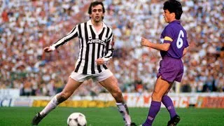 Thumbnail: Michel Platini vs Fiorentina | Le Roi Dominates 80's Serie A | All touches & actions