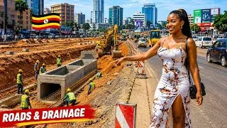 Thumbnail: The SHOCKING New Face of Kampala 😱🇺🇬 | Roads & Drainage Construction 2026