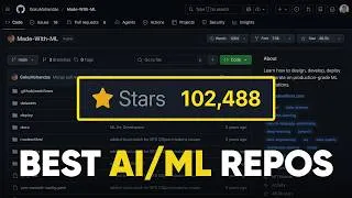 Thumbnail: 9 BEST GitHub Repos for AI/ML