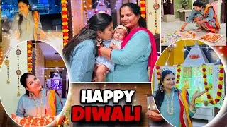 Thumbnail: Our first Diwali 🪔 with newborn baby 👶 ||Happy diwali to all of you 🤩
