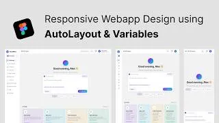 Thumbnail: Create Responsive Webapp Design using Autolayout and Variables in Figma