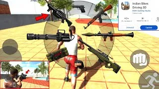 Thumbnail: Finally New Update Weapon in Indian Bike Driving 3D 🤯🔥| Grenade Launcher Gun Cheat Code | HIG