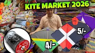 Thumbnail: Laal Kuan Kite Market 2026 | Cheapest Kite Market in Delhi | Kite Shopping 2026 | Patang | Manja..