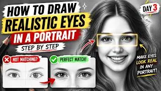 Thumbnail: 🔥 Portrait Me Eyes Realistic Kyun Nahi Lagti? 👀 | Dono Eyes Same Kaise Banaye?