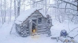 Thumbnail: Hiding in a Log Cabin Underground During a Blizzard | This Shelter Saved me from SNOWSTORM