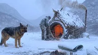 Thumbnail: Surviving The SNOWTORM By Building a Bushcraft Cabin House | Extreme Winter Survival.