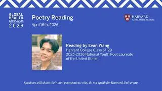 Thumbnail: Poetry Reading: Evan Wang