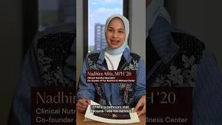Thumbnail: Health for all starts with us: Nadhira Afifa, MPH ’20