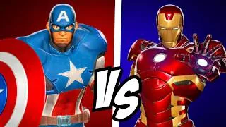 Thumbnail: Captain America VS Iron Man CIVIL WAR! - Marvel VS Capcom Infinite
