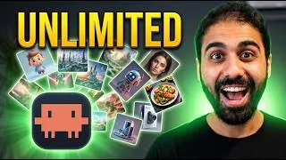 Thumbnail: Generate UNLIMITED AI Images for FREE with Claude Code