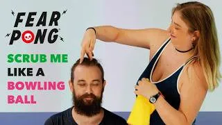 Thumbnail: Clean Me Like A Bowling Ball!?! Crazy Dares and Nasty Drinks | Let's Play Fear Pong! | Hasbro Games