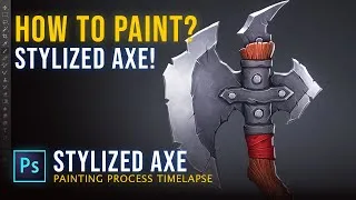 Thumbnail: How to Paint a Stylized Axe in Photoshop