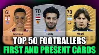 Thumbnail: TOP 50 PLAYERS - FIRST and PRESENT FIFA CARDS in FC 26 !! with Messi, Musiala, Salah... etc