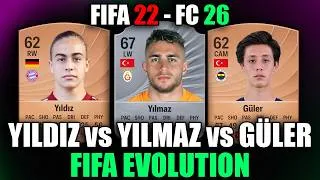Thumbnail: YILDIZ vs YILMAZ vs GÜLER 😱🔥 TÜRKIYE in FIFA EVOLUTION !! FIFA 22 - FC 26