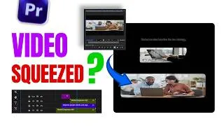 Thumbnail: Premiere Pro Video Looks Stretched or Squeezed: FIX Aspect Ratio & Compressed Video Problem