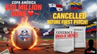 Thumbnail: Copa América 2025 Baseball Collapse 💥 $20M Lost!” | Cancelan Copa América Béisbol