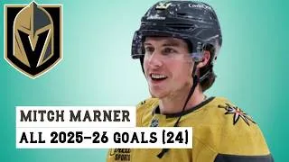 Thumbnail: Mitch Marner (#93) All 24 Goals of the 2025-26 NHL Season