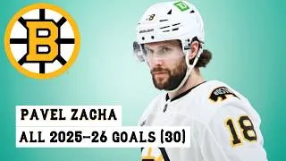 Thumbnail: Pavel Zacha (#18) All 30 Goals of the 2025-26 NHL Season