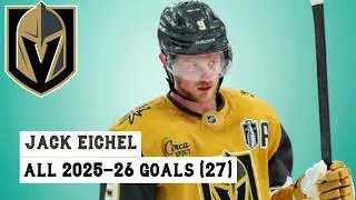 Thumbnail: Jack Eichel (#9) All 27 Goals of the 2025-26 NHL Season