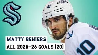 Thumbnail: Matty Beniers (#10) All 20 Goals of the 2025-26 NHL Season
