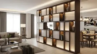 Thumbnail: Modern Home Partition Wall Ideas For Living Rooms | Living Room Dividers & Screens