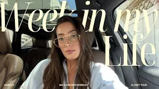 Thumbnail: WEEK IN MY LIFE | NEW HAIR, CLOSET TOUR, BAY CLUB