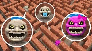 Thumbnail: ANGRY MOON FAMILY IN MAZE In Garry's Mod