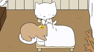 Thumbnail: Cat's Winter Spa🌨️ (ASMR Animation)
