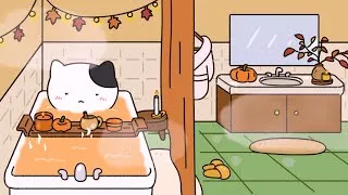 Thumbnail: Cozy Fall Night Routine🍂🫧 (ASMR Animation)