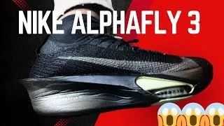 Thumbnail: NIKE ALPHAFLY 3 ON FEET REVIEW & UNBOXING (BLACK) $320