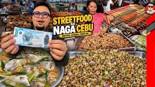Thumbnail: Cheapest Street Food sa Naga Cebu! ₱1,000 Street Food Challenge! 😱