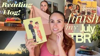Thumbnail: Can I finish my monthly TBR in one day?!📚🧶🩵💛