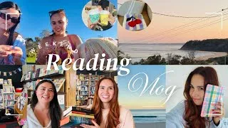 Thumbnail: Reading vlog | spend a cozy winter❄️ weekend away with me and my lil sis! 💖✨🧶🌼🌊