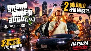 Thumbnail: GTA 5 PS5 PRO – 2 BÖLÜMLÜ EPİK MACERA | GTA 5 PS5 PRO – 2-PART EPIC ADVENTURE #haysura #gaming #gta