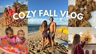 Thumbnail: cozy fall vlog! 🍂🍪 what autumn is like living in a beach town 🌊