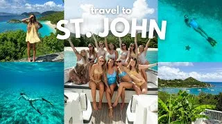 Thumbnail: traveling to St. John USVI with 10 complete strangers for the week!! 🏝️✈️