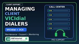 Thumbnail: VICIdial dialer management + 3CX support” service/video #vicidial #3cx