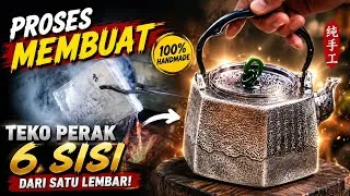 Thumbnail: Proses Membuat Teko Perak 6 Sisi dari Satu Lembar Perak | Handmade Silver Teapot