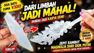 Thumbnail: Mengubah Sisa Giok Jadi Jepit Rambut Magnolia yang Penuh Makna 🌸