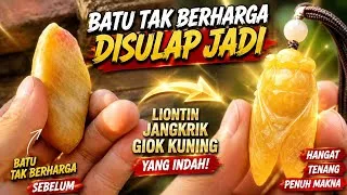 Thumbnail: Batu Tak Bernilai Disulap Jadi Liontin Jangkrik Giok yang Indah