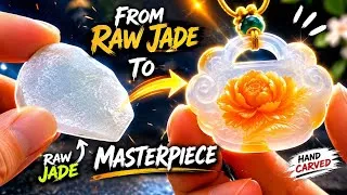 Thumbnail: From Raw Jade to Beautiful Pendant ✨