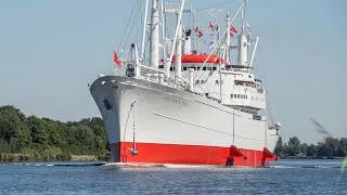 Thumbnail: The "White Swan of the South Atlantic" – Cap San Diego in the Kiel Canal