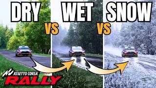 Thumbnail: Did AC Rally 0.4 FIX Wet Driving? And HOW DIFFERENT Are the Surface Conditions?