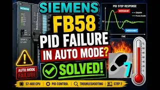 Thumbnail: Siemens FB58 PID Failure in Auto Mode? SOLVED!