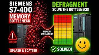 Thumbnail: Siemens S7-400 Memory Full? Fix CPU Bottlenecks & Fragmentation FAST!